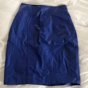 Chía 80s Vintage leather skirt